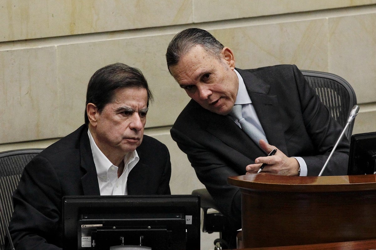 Juan Fernando Cristo, Ministro del Interior / Efrain Cepeda, Presidente del Senado