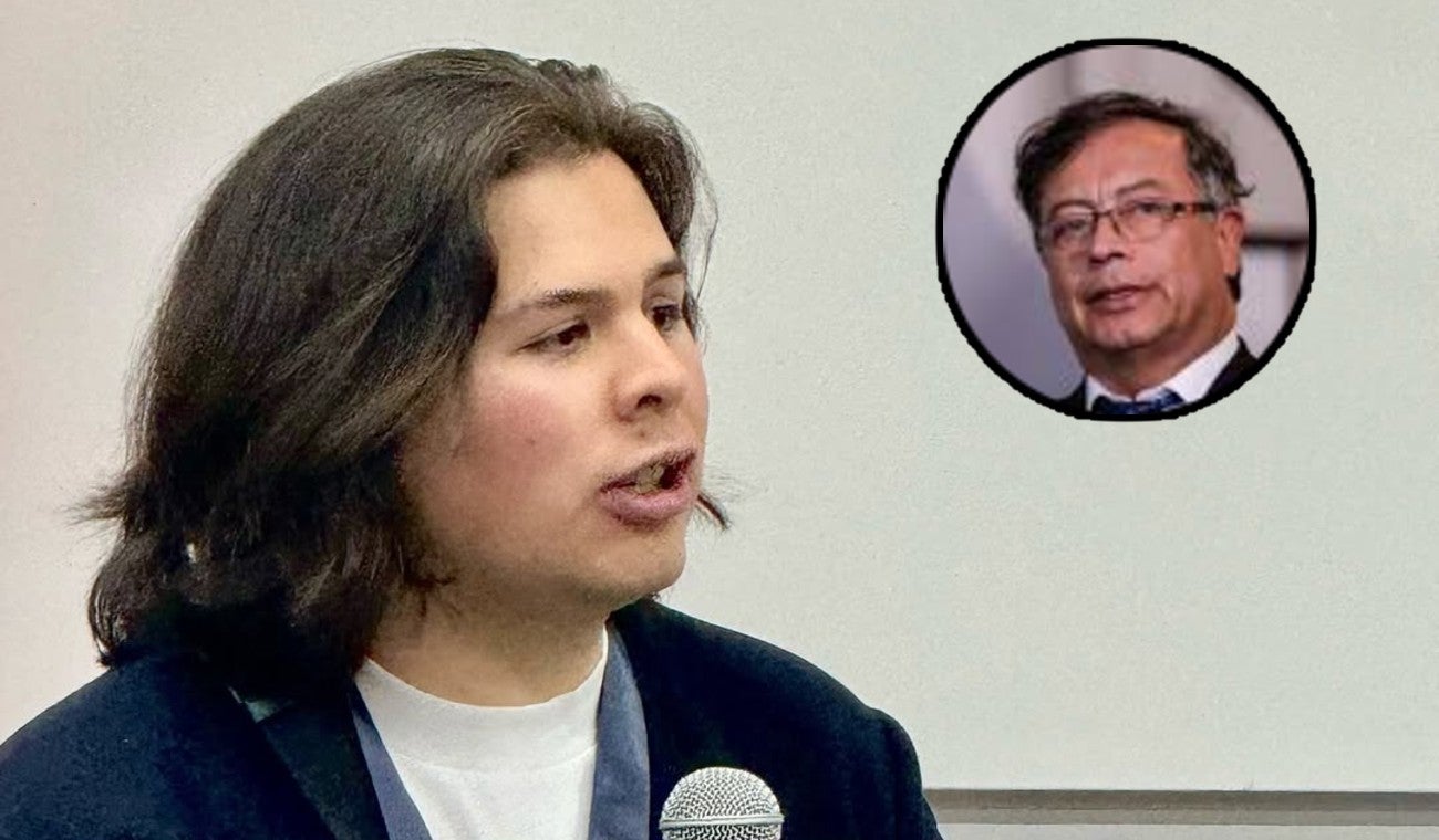 Jorge Barón Jr. y Gustavo Petro