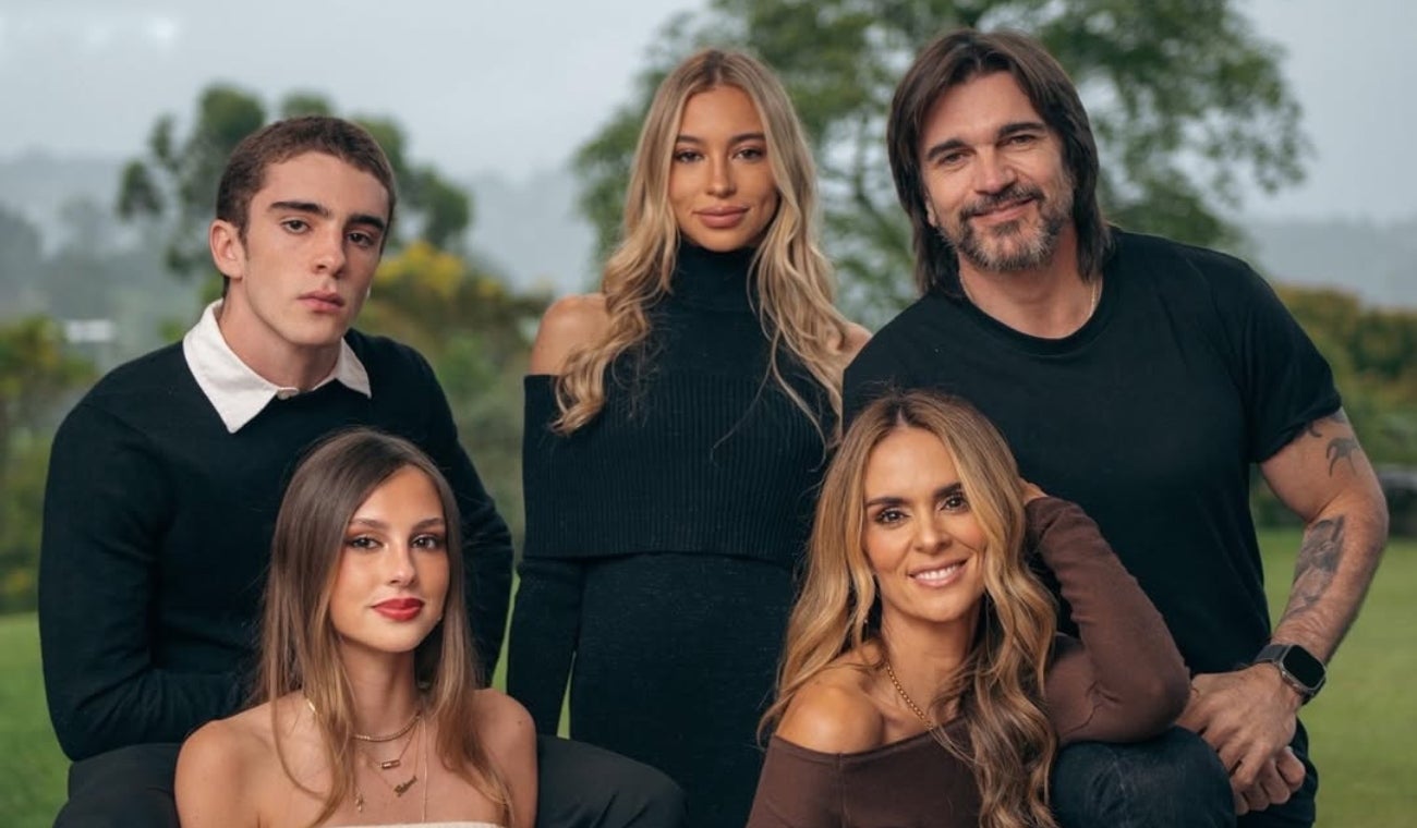 Juanes y su familia
