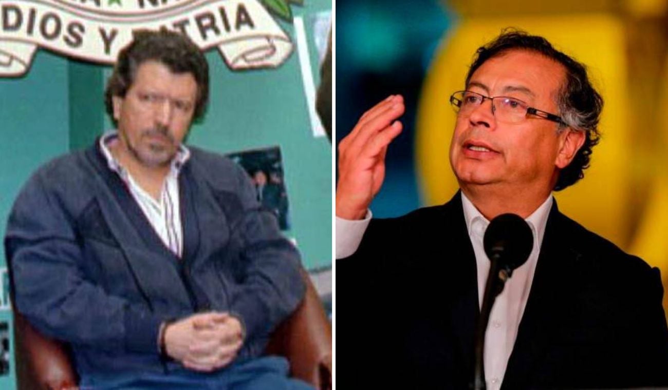 Miguel Rodríguez Orejuela y Gustavo Petro