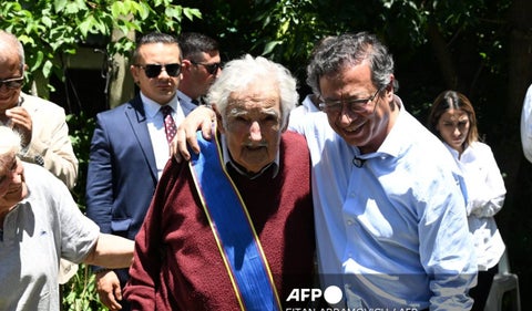 Pepe Mujica y Gustavo Petro