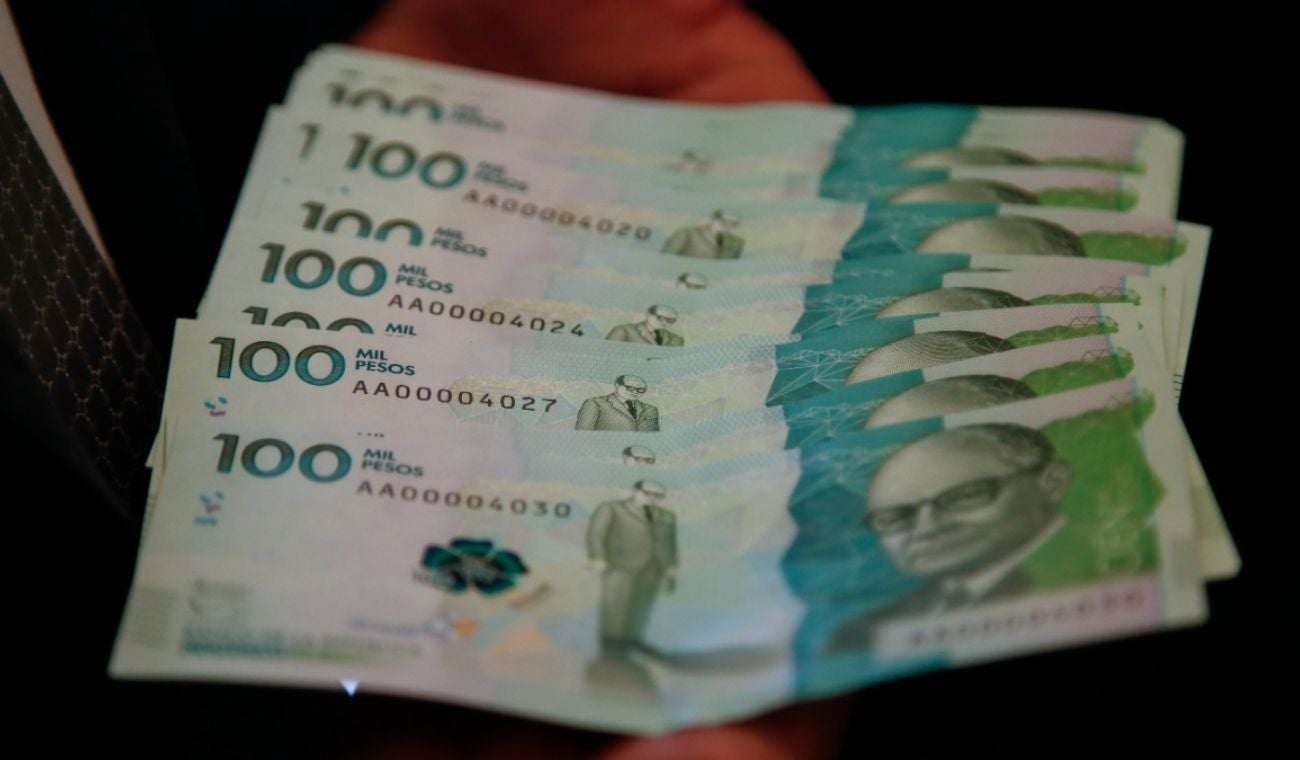 Pesos colombianos