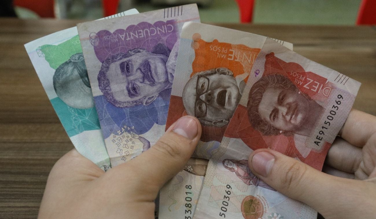 Pesos colombianos