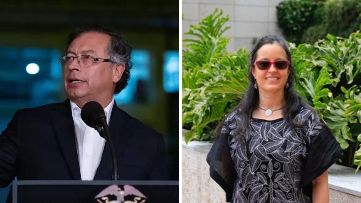 Gustavo Petro y Clara Galvis