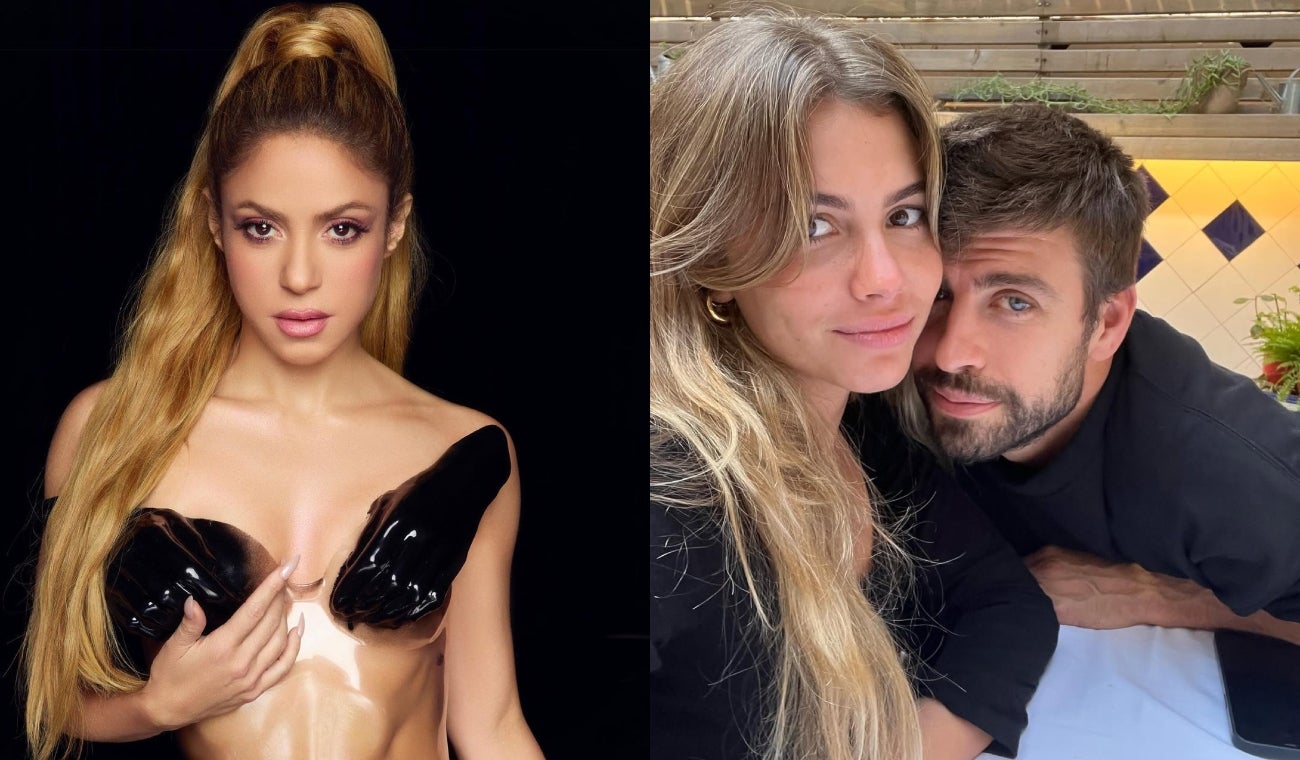 Shakira, Clara Chía y Gerard Piqué