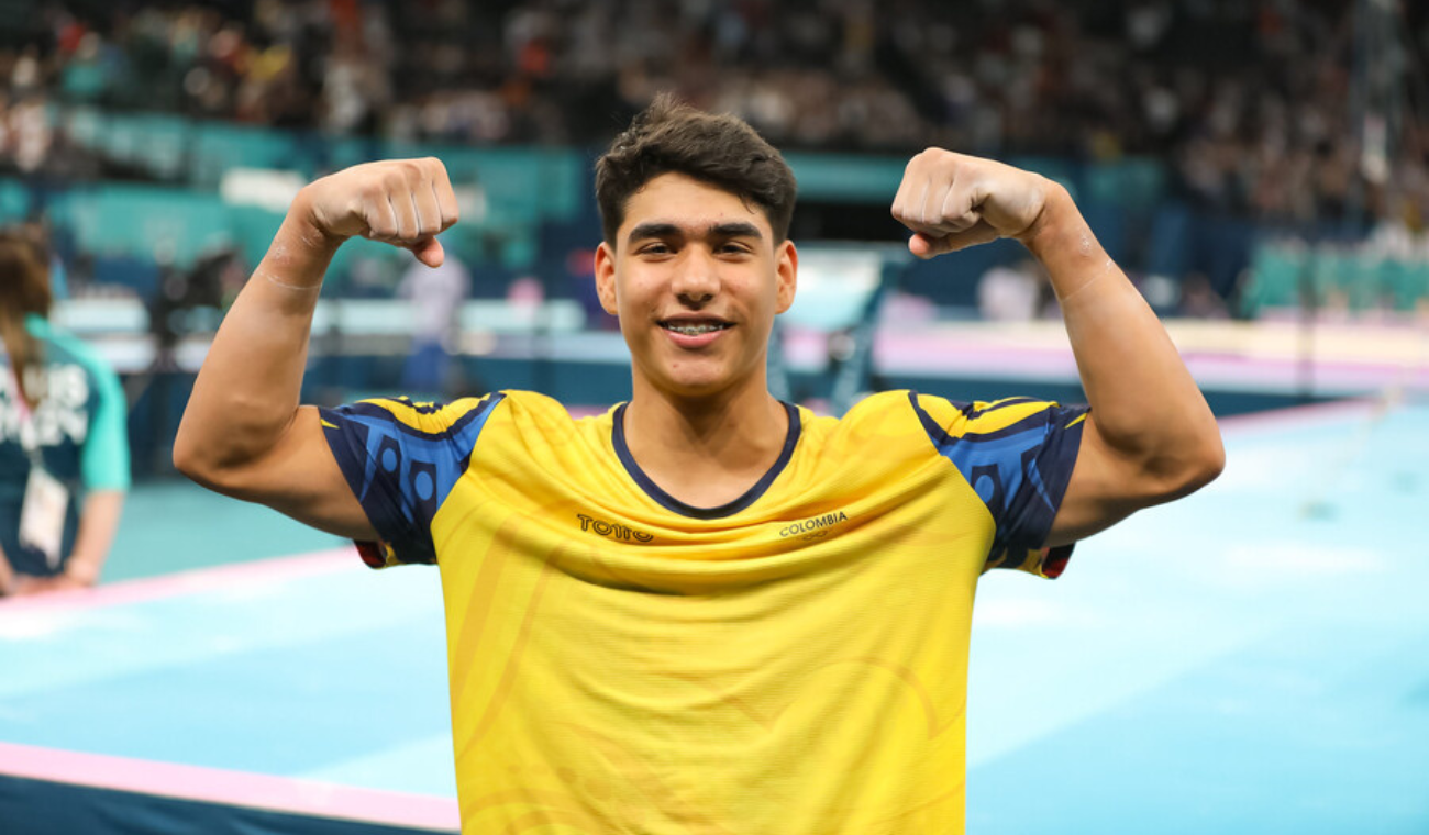 Ángel Barajas, gimnasta medallista de plata en París 2024