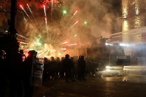 Protestas en Georgia