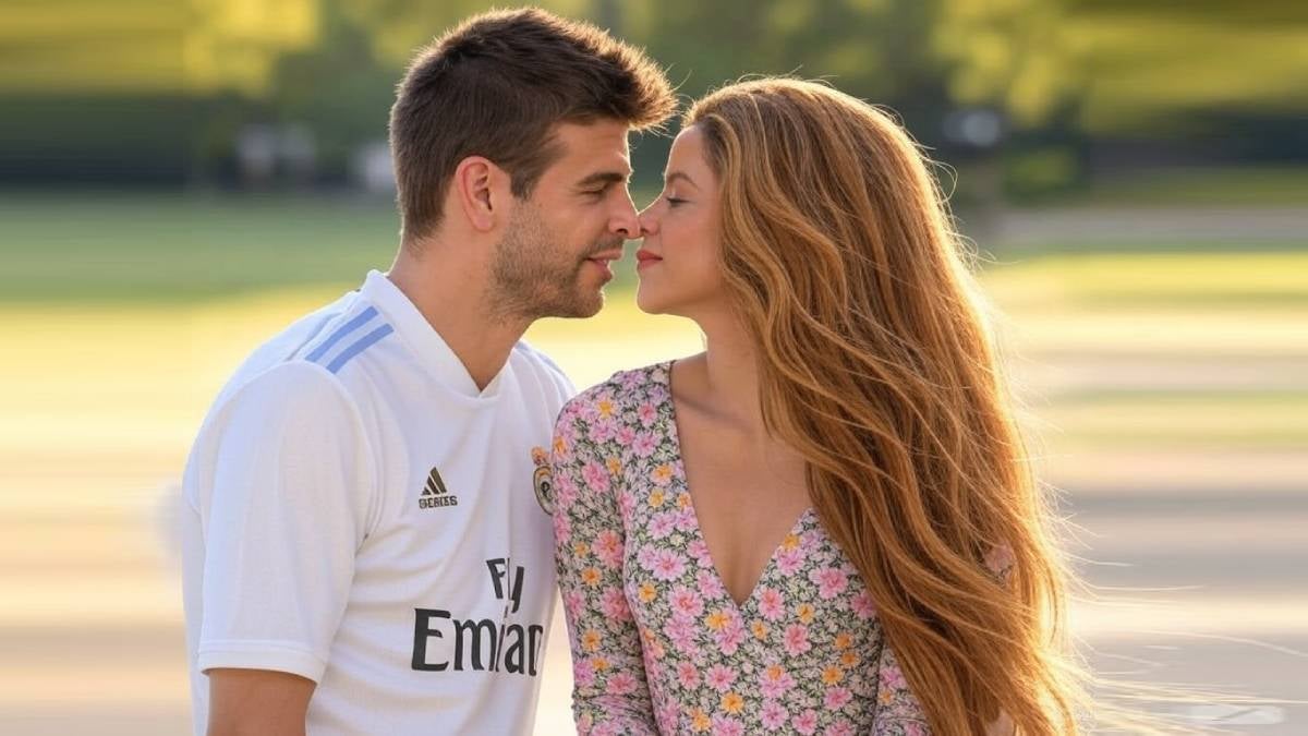 Shakira y Pique creada con IA