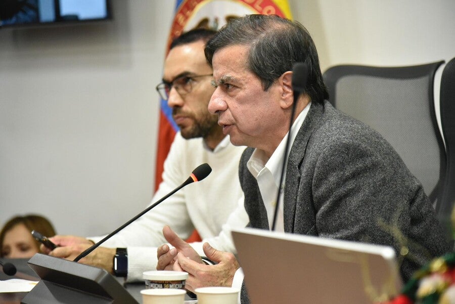 El ministro del Interior, Juan Fernando Cristo,