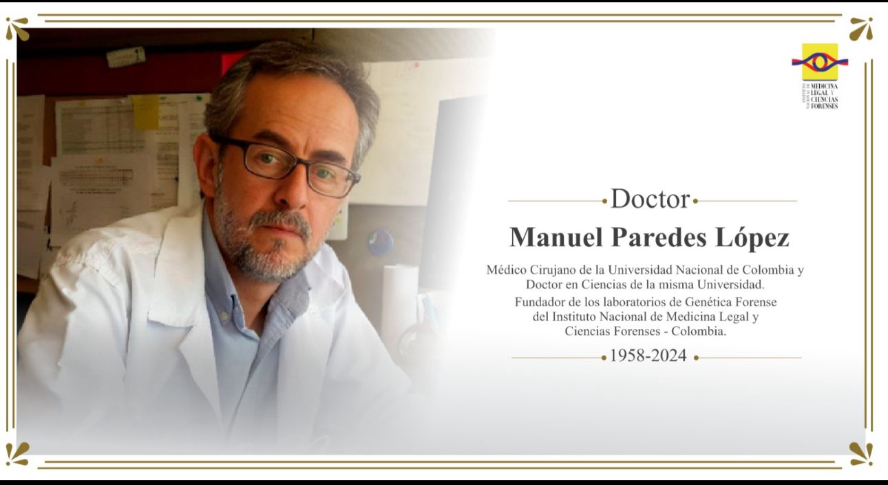 Manuel Paredes, padre de la genética forense en Colombia