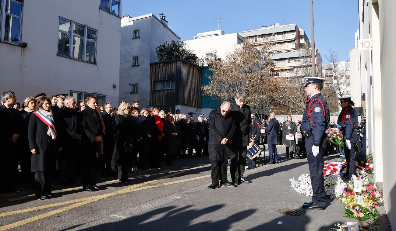 Acto conmemorativo por las víctimas del ataque a Charlie Hebdo