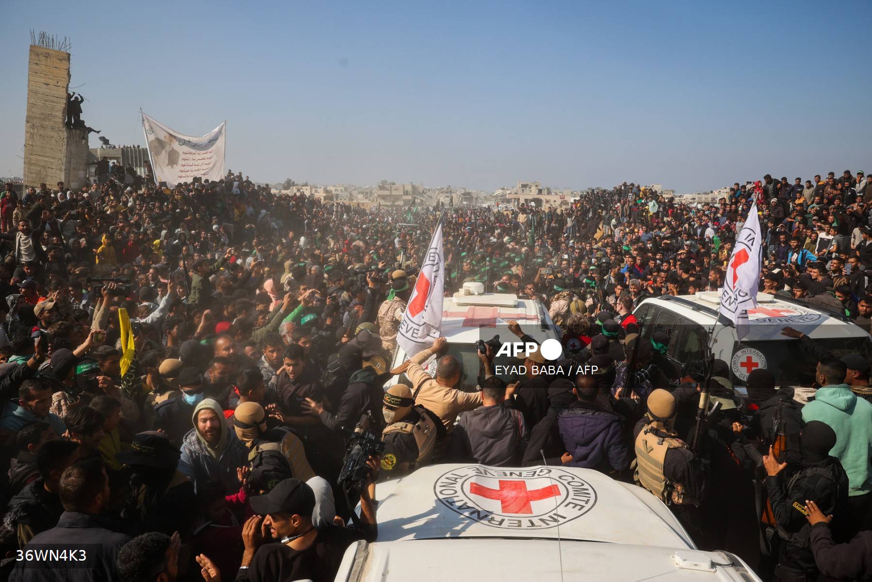 Liberación de rehenes en Gaza