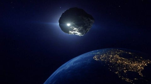 Asteroide hacia la Tierra