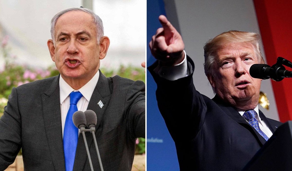 Benjamin Netanyahu y Donald Trump