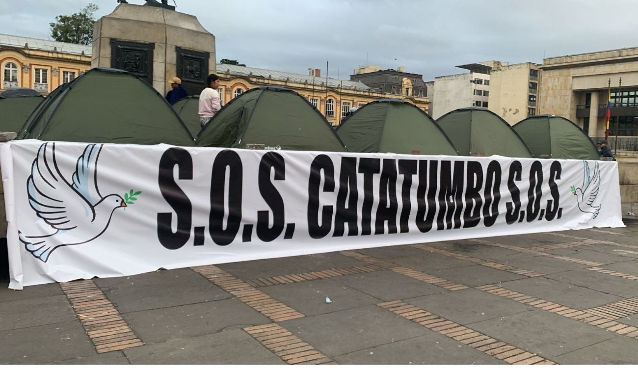 Líderes Catatumbo en Bogotá