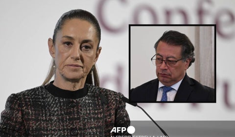 Claudia Sheinbaum y Gustavo Petro