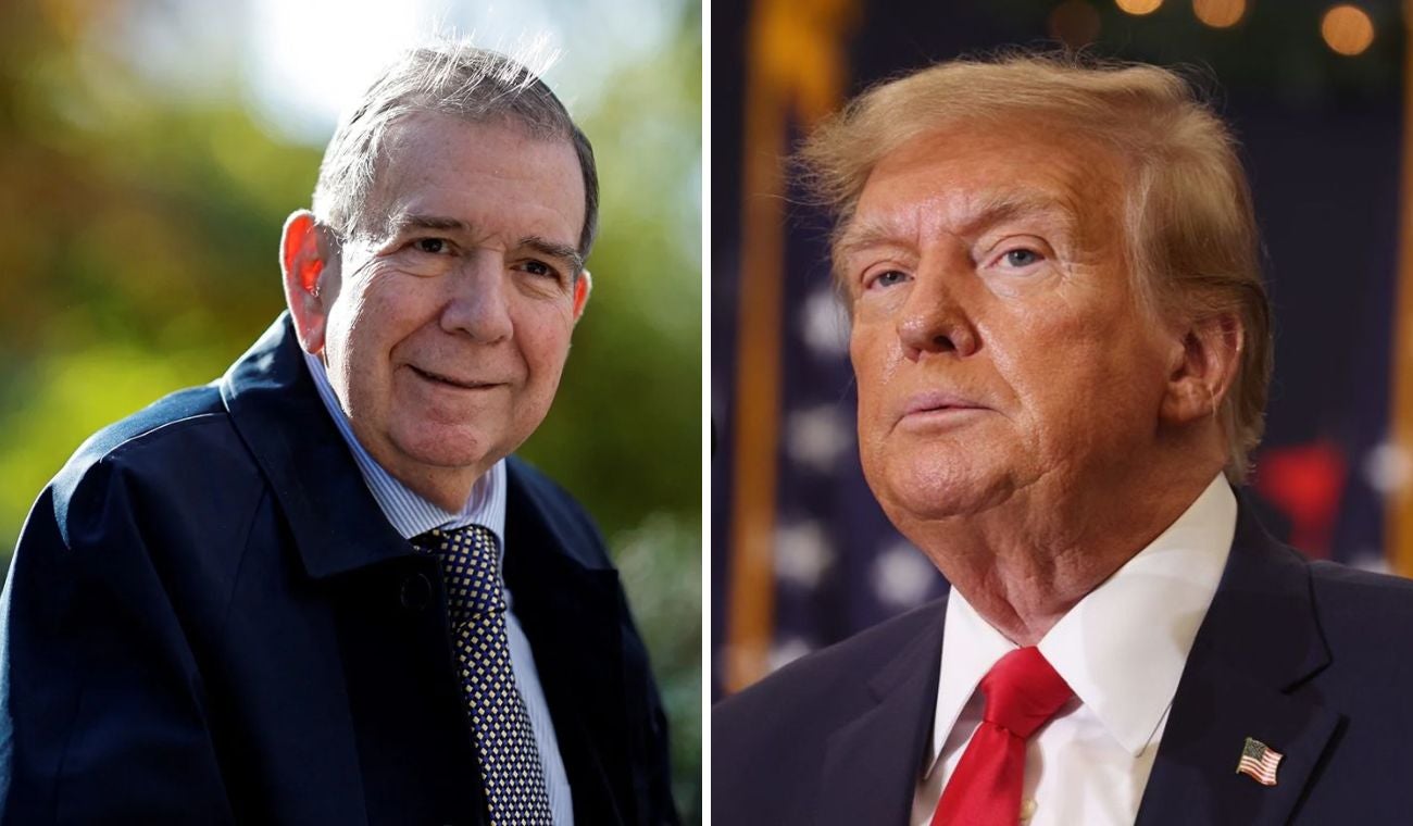 Edmundo González y Donald Trump