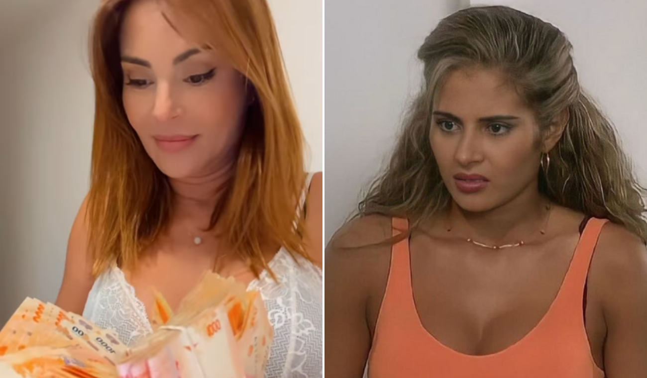 Estefanía Gómez mostró todos los billetes que necesitó para comprar un helado en Argentina