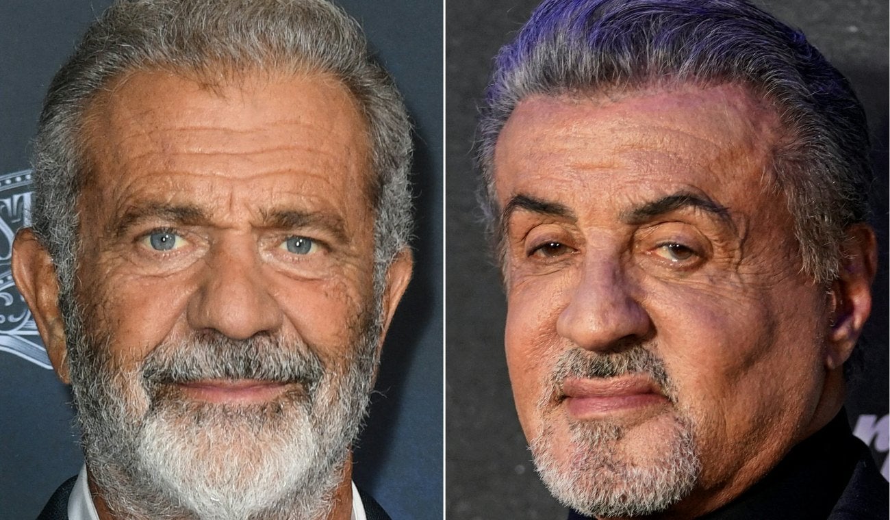 Mel Gibson y Sylvester Stallone
