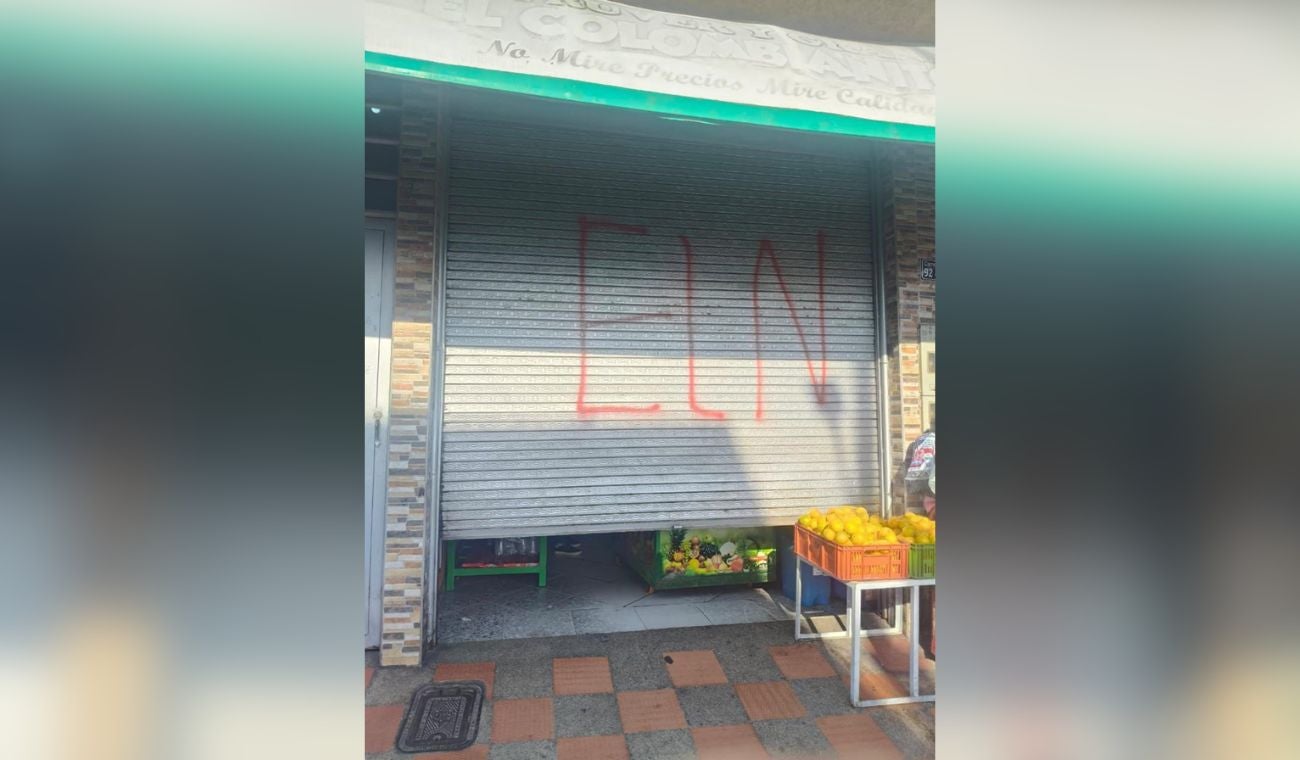 Grafitis del ELN en el sur de Bogotá