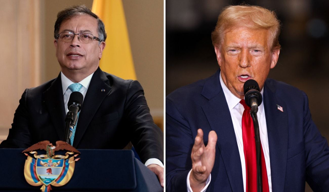 Gustavo Petro y Donald Trump