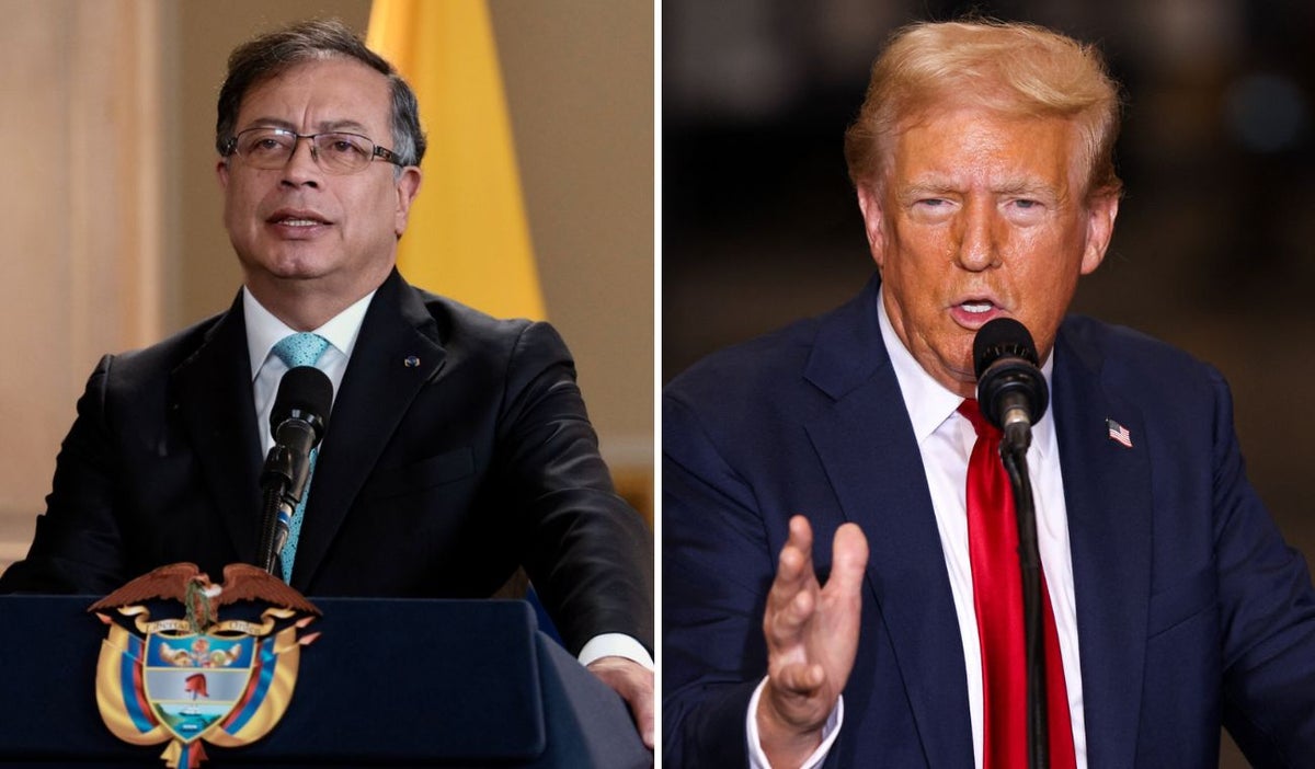 Gustavo Petro y Donald Trump