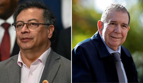 Gustavo Petro y Edmundo González