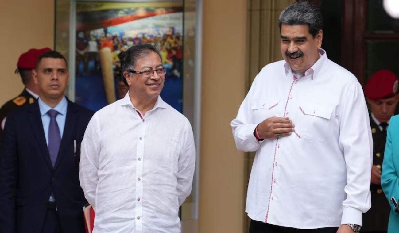 Gustavo Petro y Nicolás Maduro