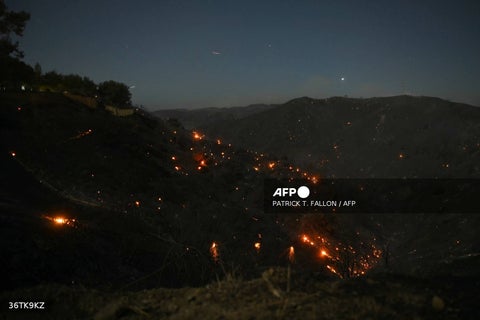 Incendio en Los Ángeles