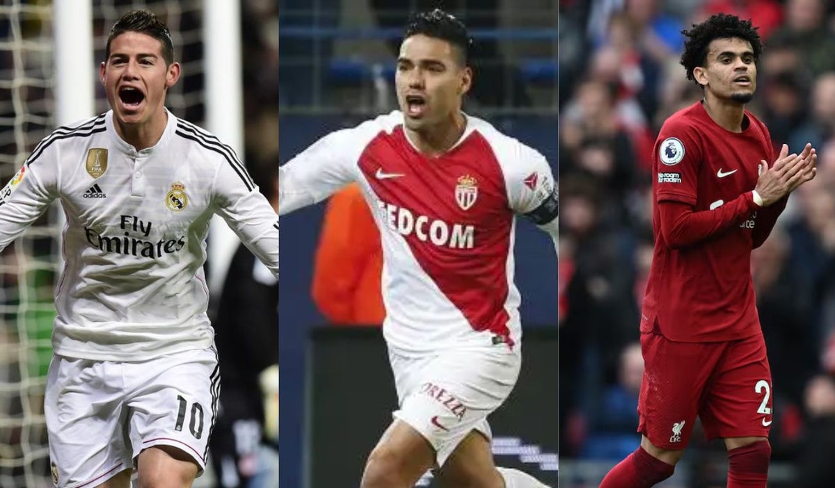 James, Falcao y Luis Díaz