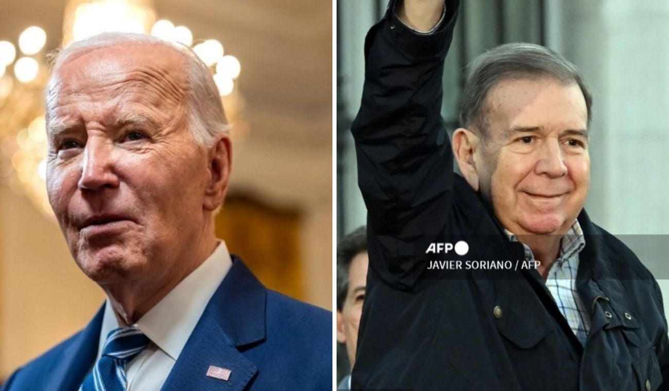 Joe Biden y Edmundo González