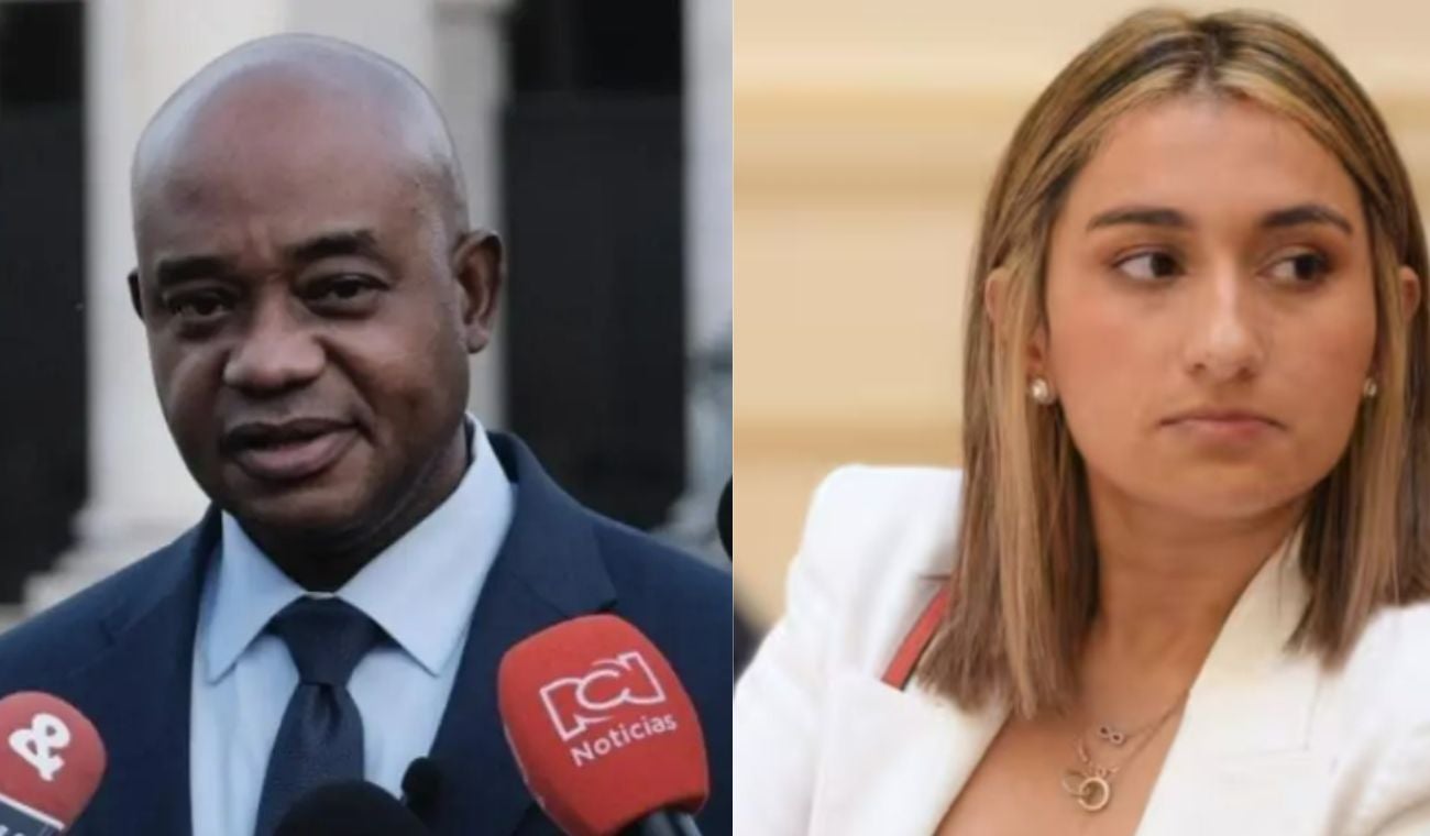 Laura Sarabia y Luis Gilberto Murillo