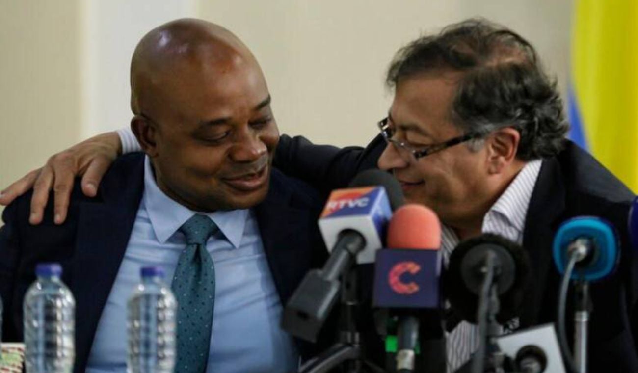 Luis Gilberto Murillo y Gustavo Petro