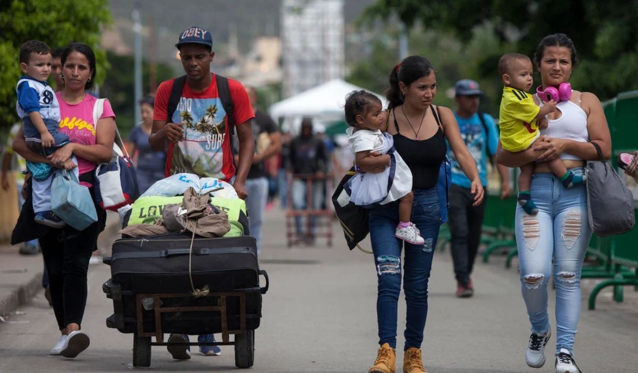 Migrantes venezolanos