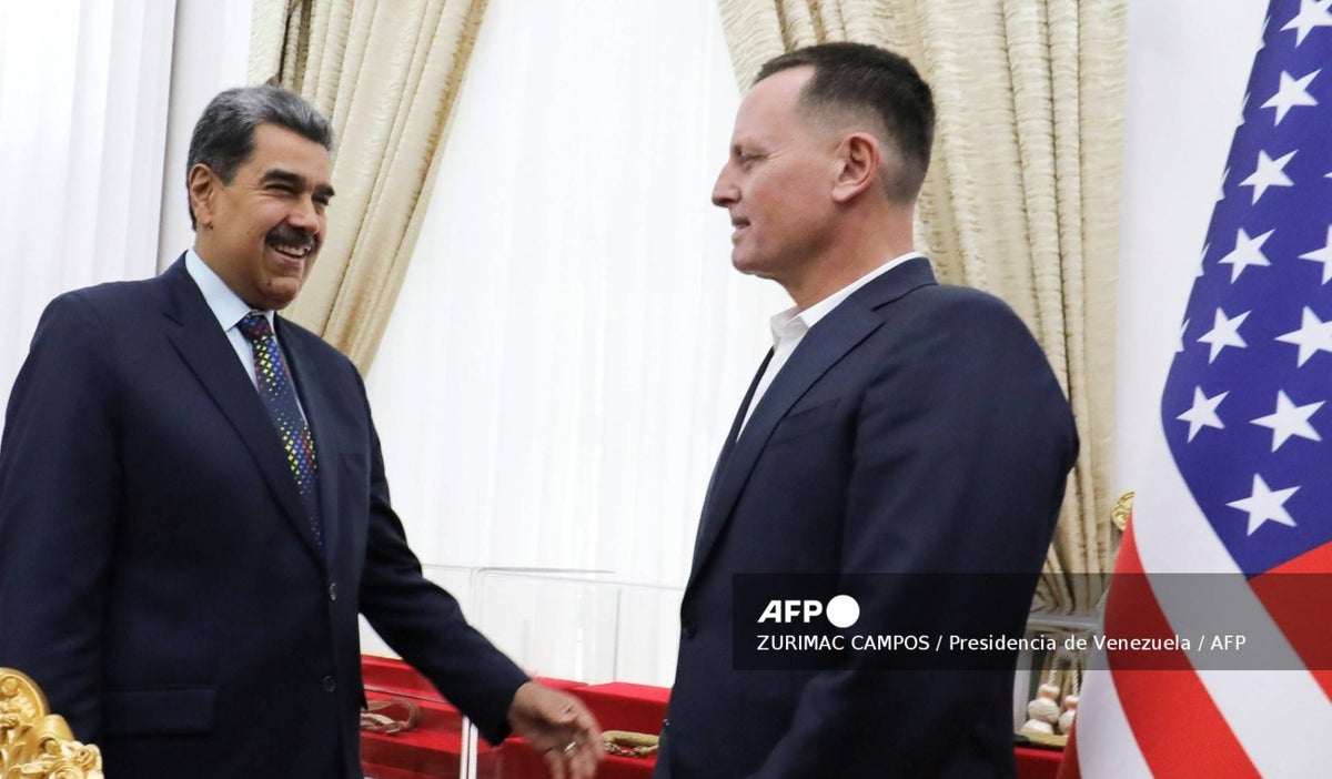 Nicolás Maduro y Richard Grenell