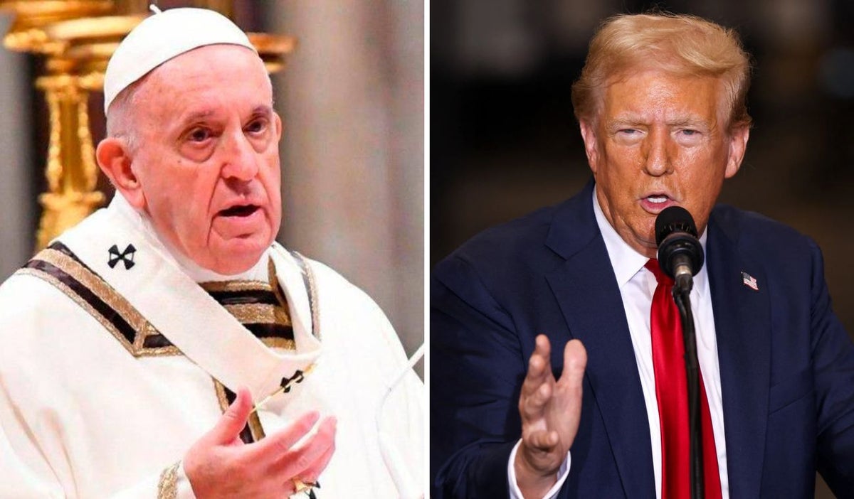 Papa Francisco y Donald Trump