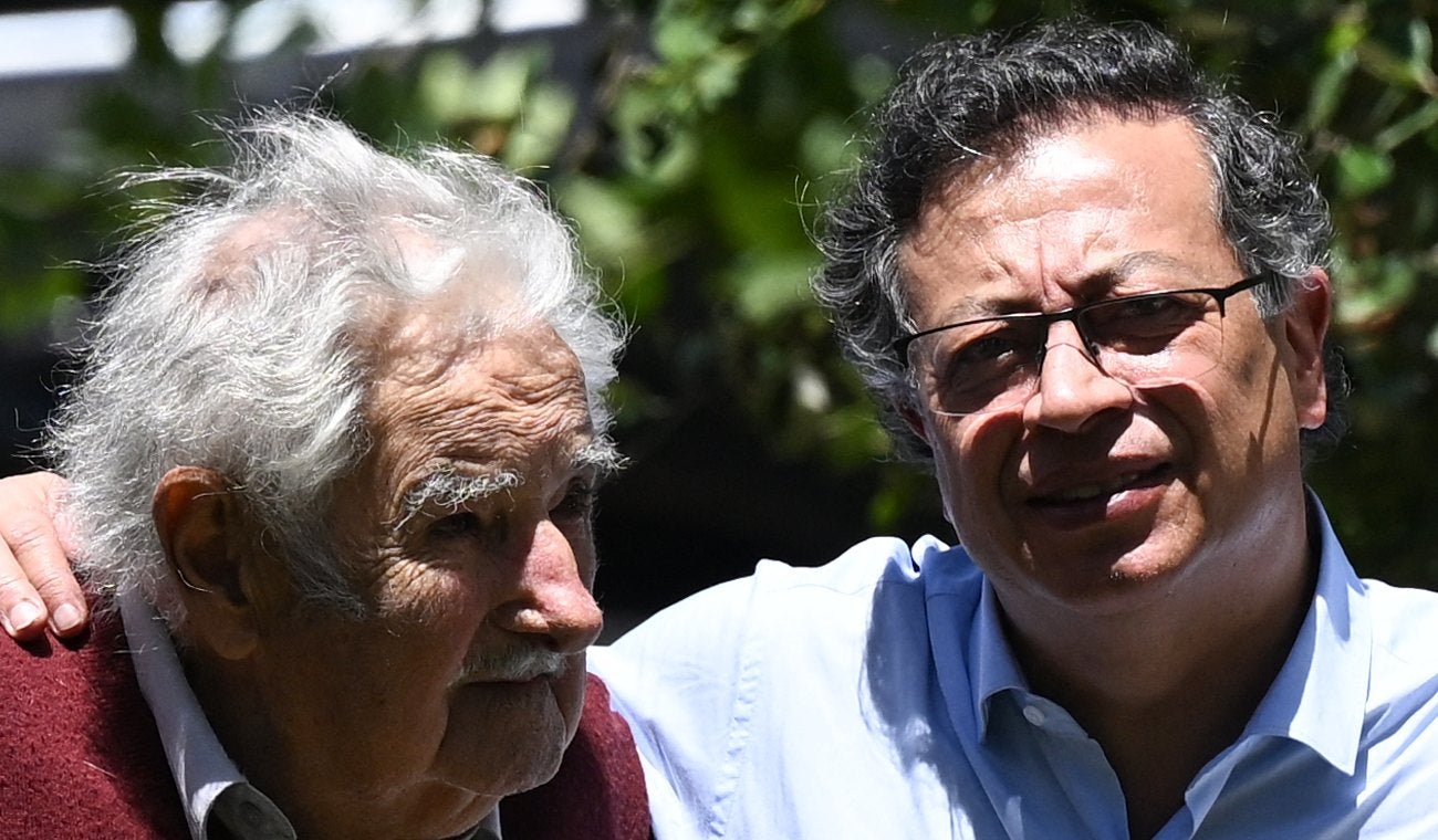 Pepe Mujica y Gustavo Petro