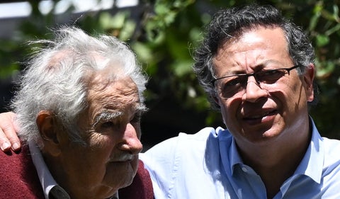 Pepe Mujica y Gustavo Petro