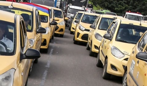 Protesta de taxistas