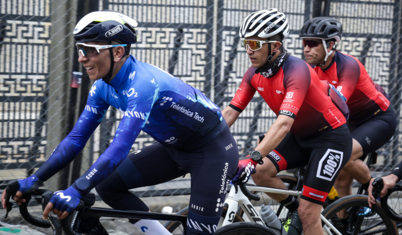 Nairo Quintana y Fernando Gaviria