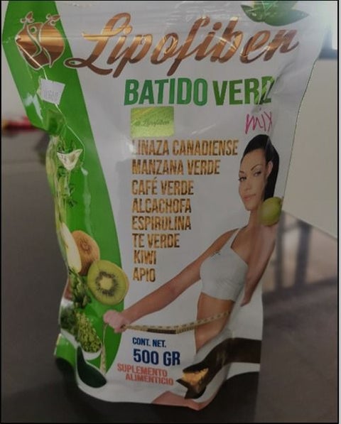 La comercialización fraudulenta del producto “Lipofiber Batido Verde Mix”.