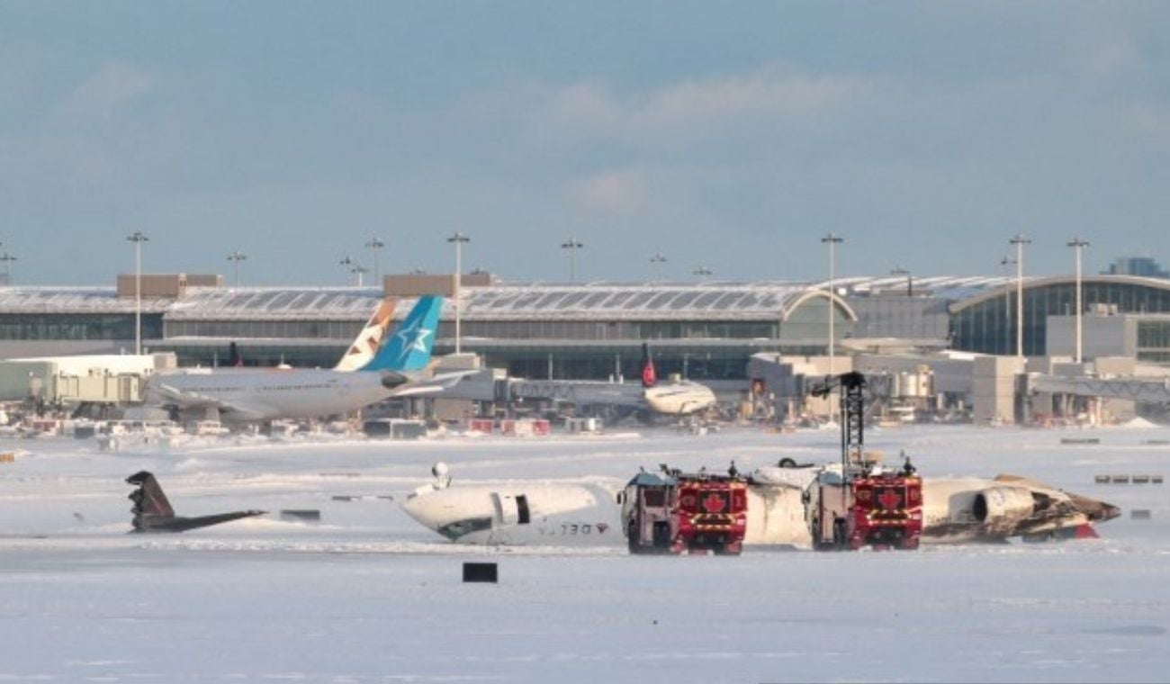 Accidente de avión en Toronto