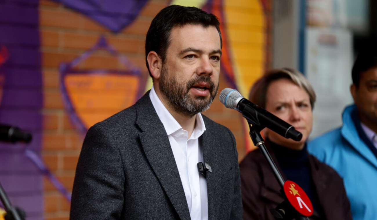 El alcalde de Bogotá, Carlos Fernando Galán
