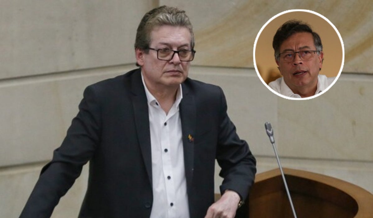 Alirio Uribe y Gustavo Petro
