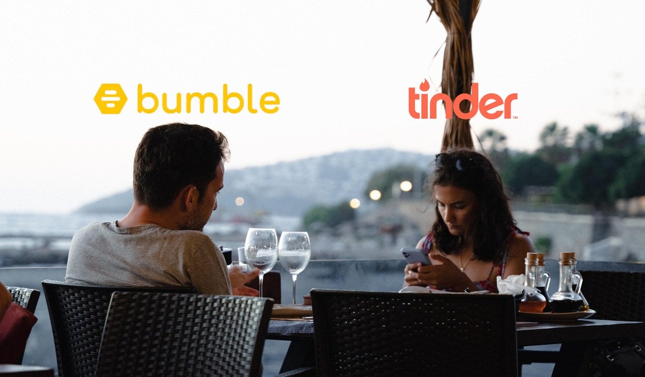 Bumble y Tinder, las dos de apps de citas más famosas