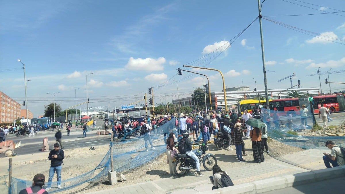 Bloqueos en Bogotá