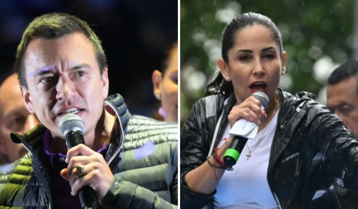 Daniel Noboa y Luisa González