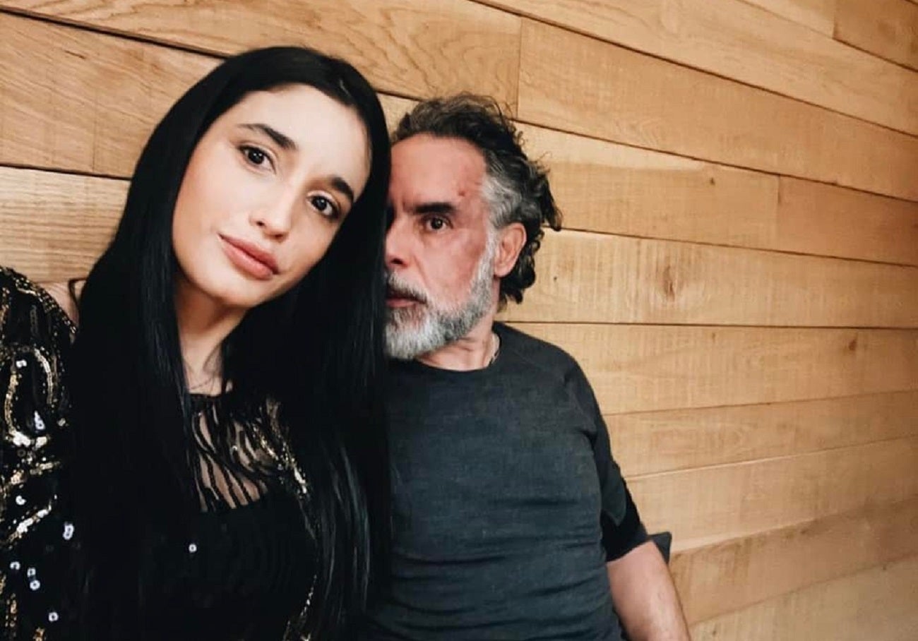 Armando Benedetti, nuevo jefe de despacho de Petro, y su esposa, Adelina Guerrero.