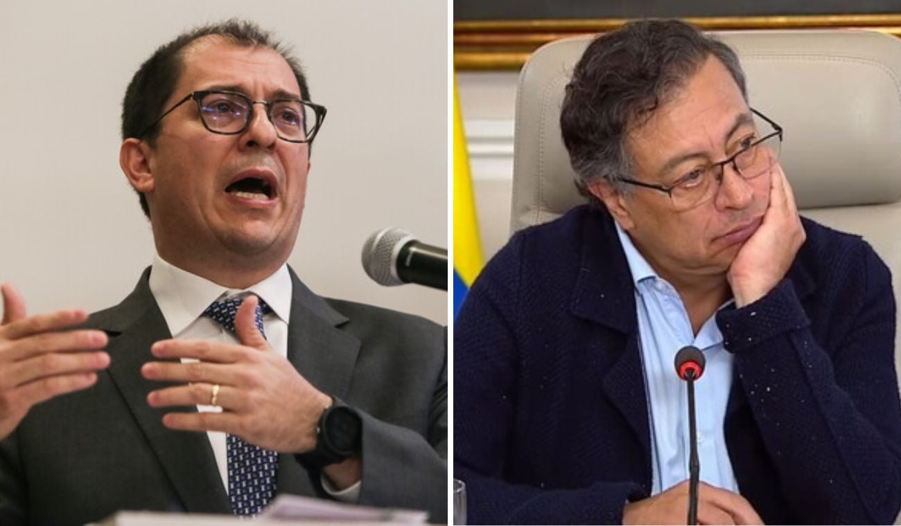 Francisco Barbosa y Gustavo Petro