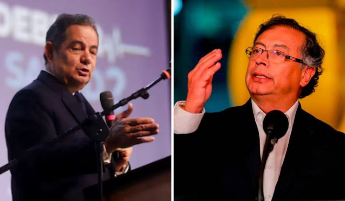 Germán Vargas Lleras y Gustavo Petro